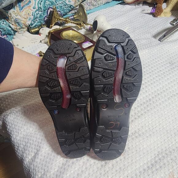 SLOGGERS EUC WOMENS SZ 8 ROOSTER WATERPROOF GARDEN CLOGS SHOES - Picture 7 of 9